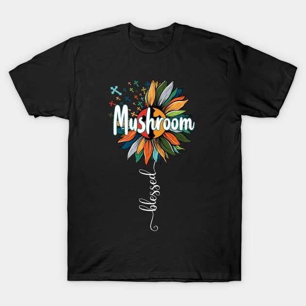 Blessed Mushroom T-Shirt by Brande